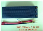 ZEDA 6500mah 7.4v 70c